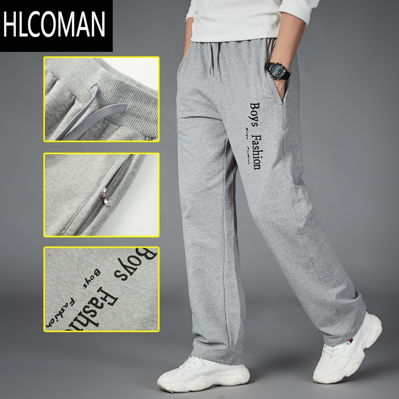 hlcoman新款裤子运动裤男裤长裤宽松裤潮流休闲裤款男士直筒卫裤男款
