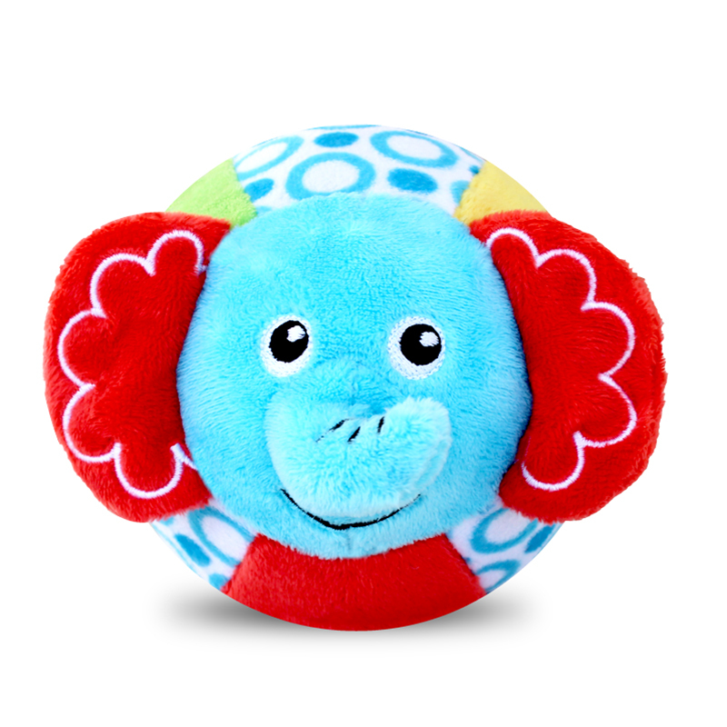 费雪(Fisher-Price)儿童玩具摇铃布球婴幼儿宝宝手抓球