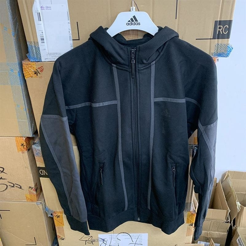 adidas/阿迪达斯百搭男子 运动休闲连帽夹克外套 HN8974 C