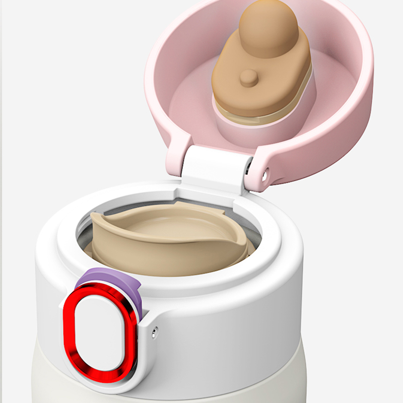 康巴赫（KBH）保温杯 316医用级不锈钢 500ml大容量 白色高清大图