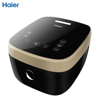 海尔（Haier）电饭煲 HRC-FS40T39 黑色 4升智能预约 可拆卸内盖与蒸汽阀 底盘加热 甑香厚釜内胆