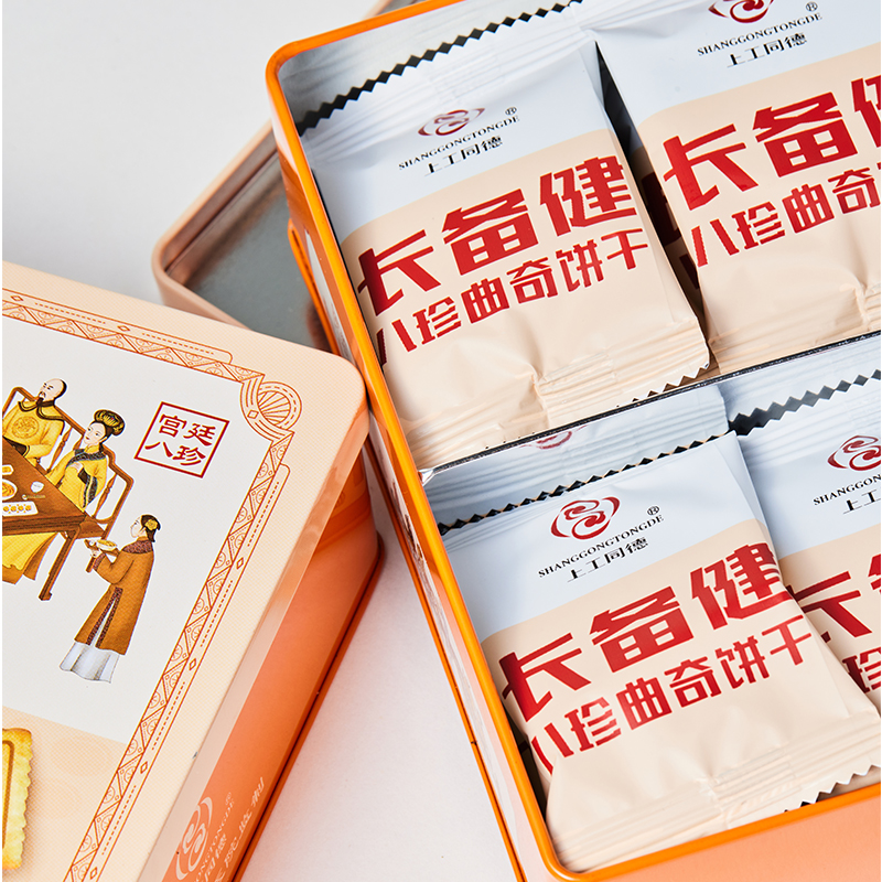 长备健八珍曲奇饼干156g (18袋)高清大图