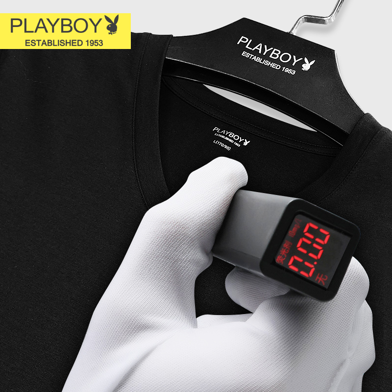 花花公子男士莫代尔秋衣秋裤薄款棉毛衫线衣线裤冬保暖内衣男套尔高清大图