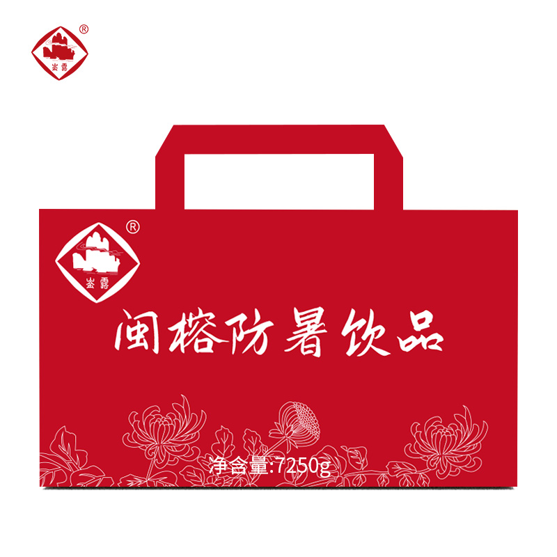 崟露桶装菊花桶装茶叶瓶装苏打气泡水礼盒五7250克盒高清大图