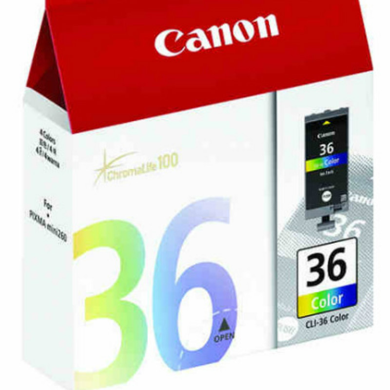 佳能（Canon）原装 CLI-36 彩色 墨盒 适用于PIXMAiP100/ip110