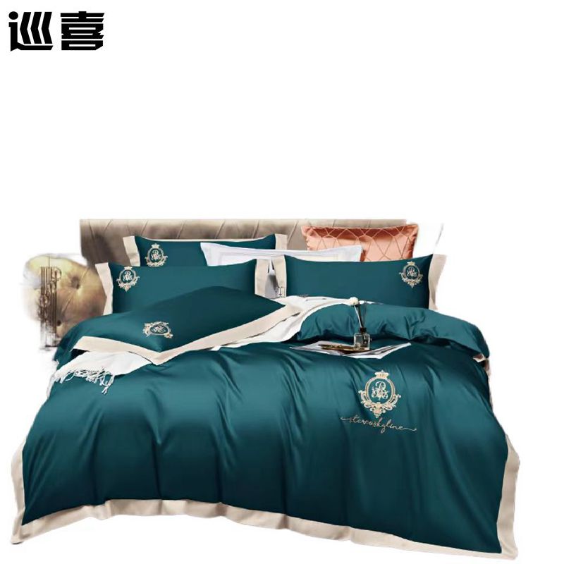 巡喜 160支长绒棉高端四件套 200X230cm (套)高清大图