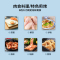 美的电饼铛煎烤机家用双面加热家用烤饼电煎锅饼锅烙饼烤肉烧烤机 银色