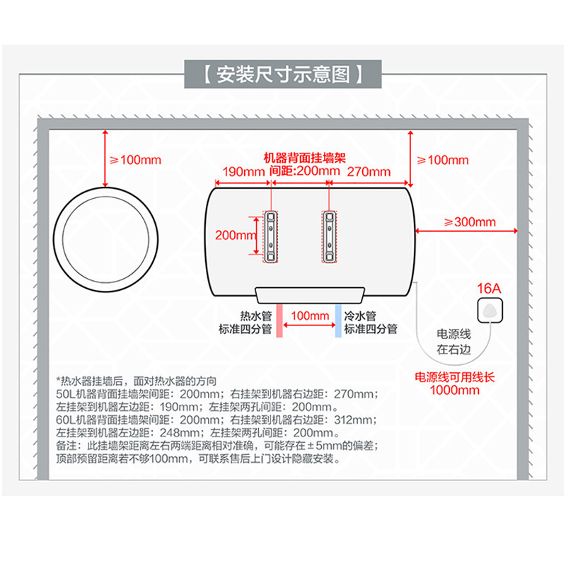 海尔(Haier)50升电热水器 EC5002-YG3(U1) WIFI智控 2200W速热 增容水量 APP预约洗浴高清大图