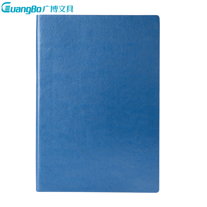 广博gbp25888160张a5皮面记事本蓝色日记本笔记本本子记录本手帐本