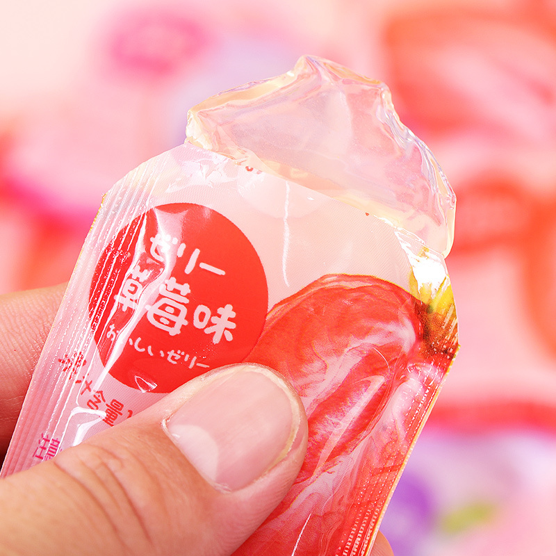 [满199减125元]比比赞魔芋蒟蒻果冻草莓味240g果汁布丁网红办公室解馋零食品