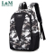 L&M书包中学生初中生男女孩 男士双肩包 高中生书包大学生小学生4-6年级多隔层大容量时尚男包