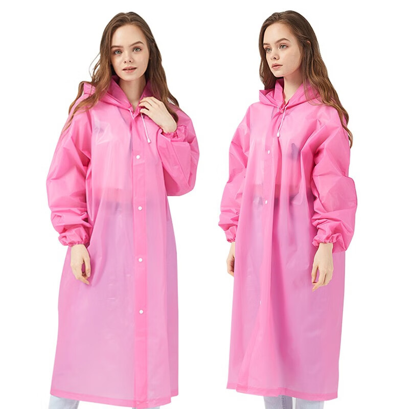 Tri-polar户外PEVA可背包袖口松紧帽绳成人防风雨衣TP1903 混色 1件装高清大图