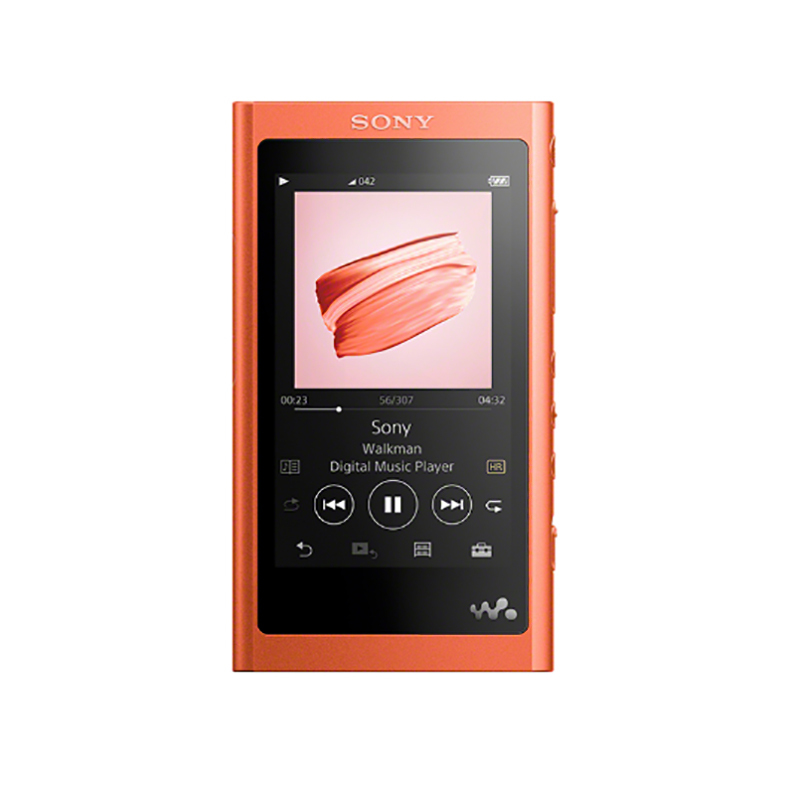 索尼(SONY)NW-A55 高解析度音乐播放器 暮光红色