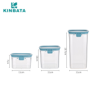 日本KINBATA密封罐三件套红色