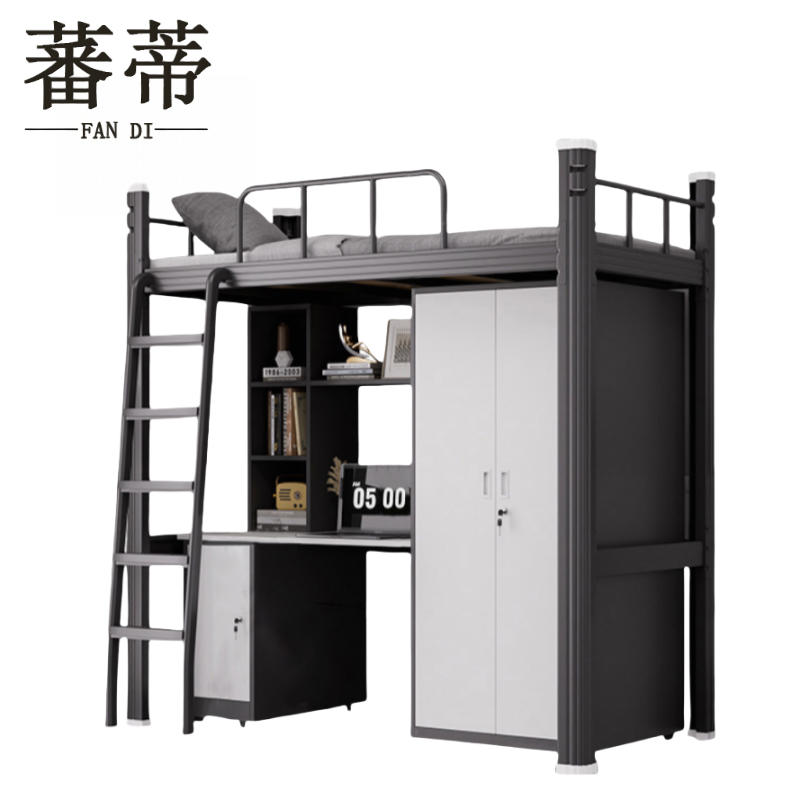 蕃蒂钢制床150cm套高清大图