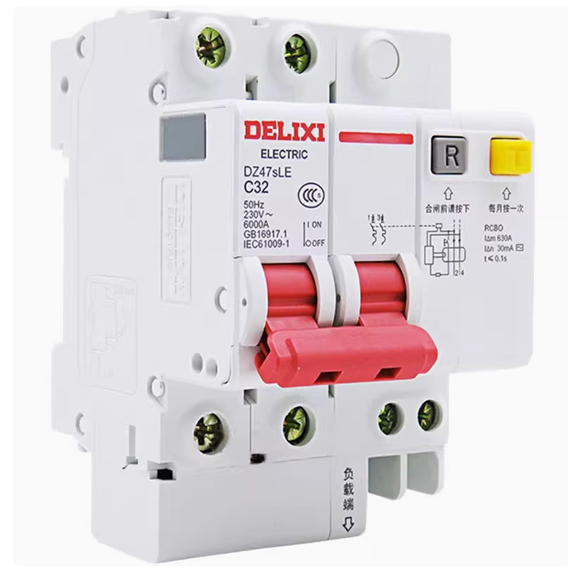 德力西 漏电空气开关 规格/型号: 2P 63A 单位:个高清大图