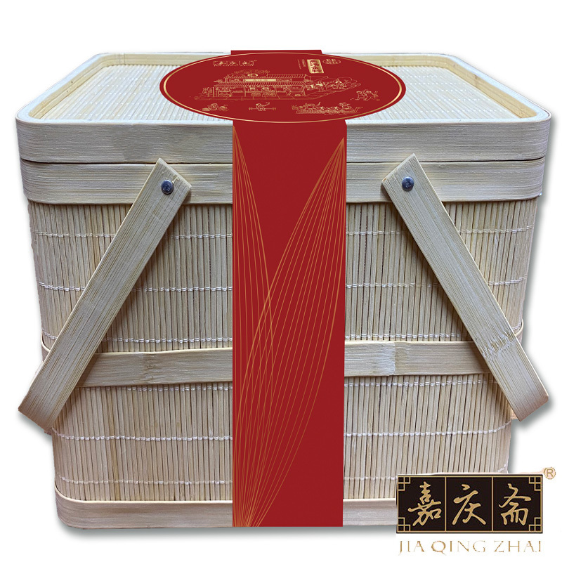 嘉庆斋(JIA QING ZHAI)高汤金粽巡味江南礼盒(竹篮) 1890g