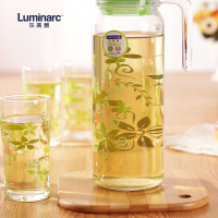 乐美雅(Luminarc) 鹿特丹印花水具7件套 J0114 水壶 水杯 杯子 壶 法国弓箭旗舰品牌