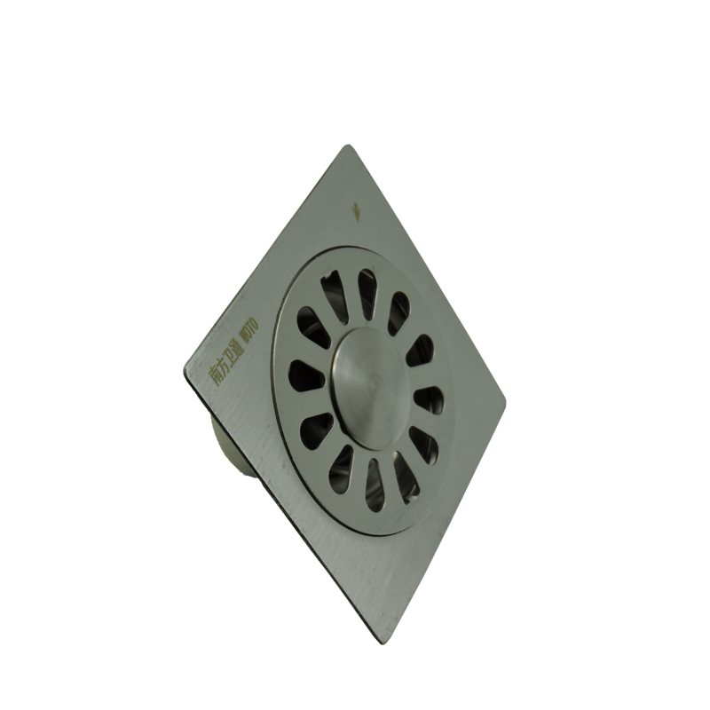 南方卫通 不锈钢自动密封式防臭地漏 双用 NF-080 个高清大图