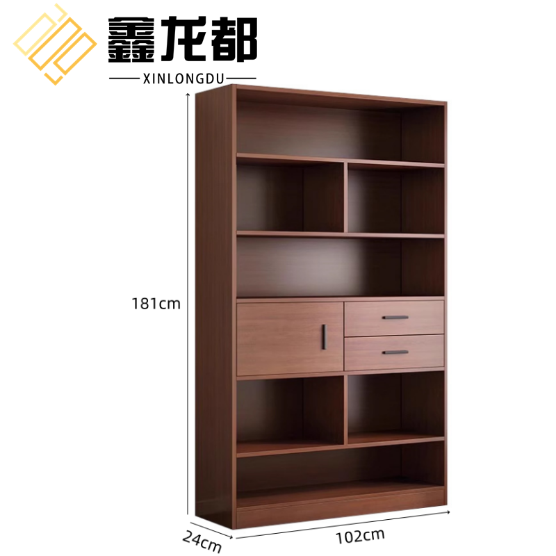 鑫龙都书柜 木质高清大图