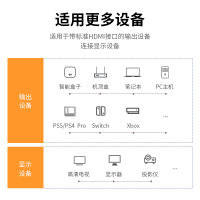 绿联hdmi线2.0高清数据线4k电脑电视连接线显示器机顶盒3d信号hdml加长3/10米5延长20台式主机笔记本音视频