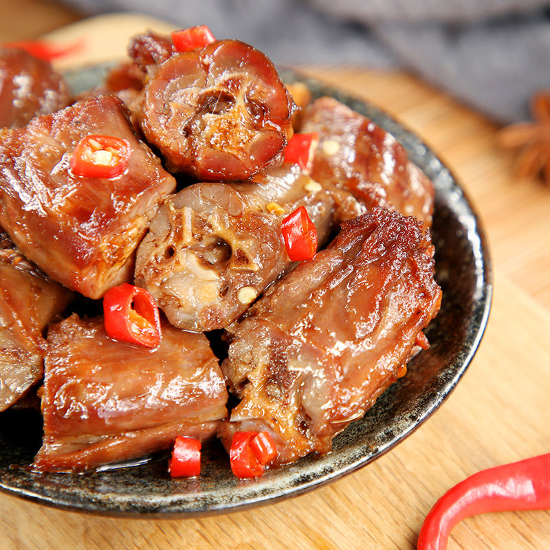 武汉香辣鸭脖15包250克零食特产鸭脖卤味休闲零食小吃