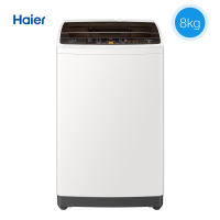 Haier/海尔8公斤 大容量 全自动家用波轮洗衣机 智能预约 宽水压宽电压设计 一键桶干燥EB80M019