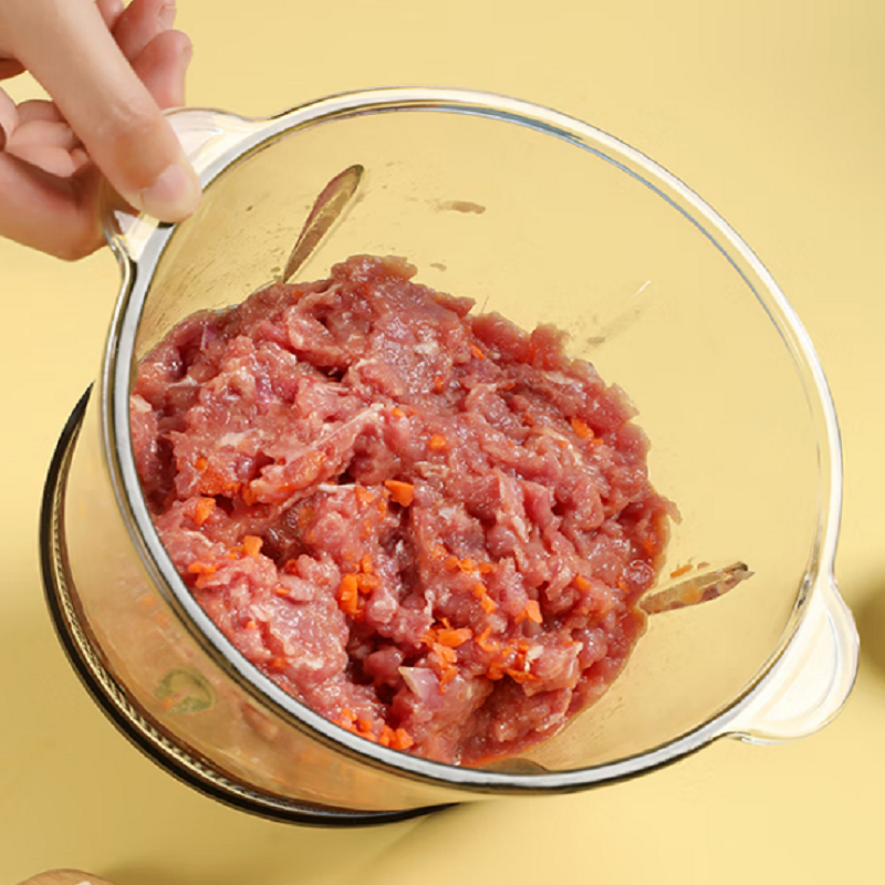 爱仕达(ASD)绞肉机AM-J30J602 家用2L电动小型多功能打肉馅碎菜蒜蓉料理机辅食搅拌器高清大图