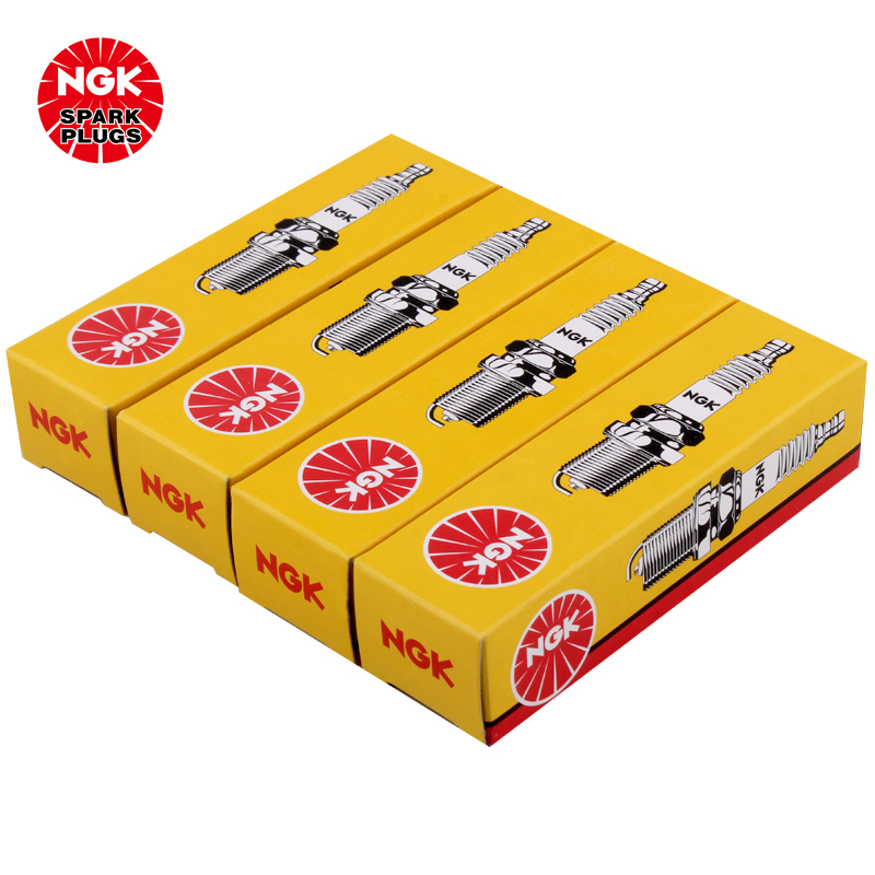 NGK 镍合金三极火花塞 BKUR6ET-10 2397/2276 四支装 大众宝来经典/奇瑞E5/奥迪A6/高尔夫/帕