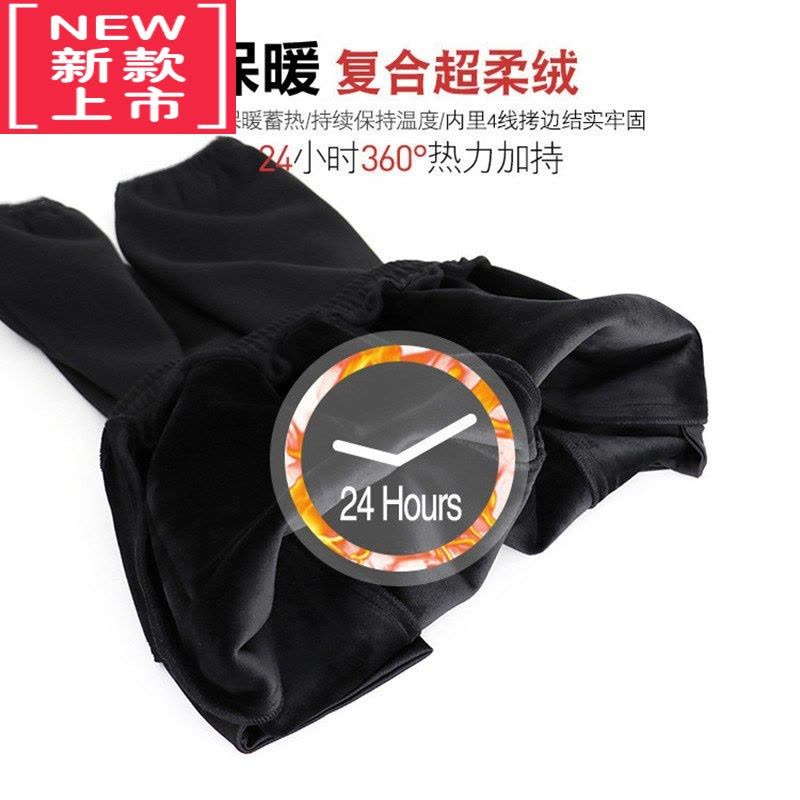 可莉允童装男童加绒裤子加厚一体绒卫裤新款男大童保暖裤儿童秋冬装卫裤图片