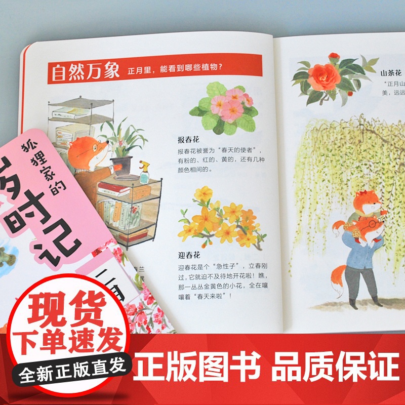 狐狸家的岁时记全套12册二十四节气民俗传统故事中国传统节日故事东方故事儿童绘本3-4–6岁幼儿园幼儿宝宝阅读高清大图