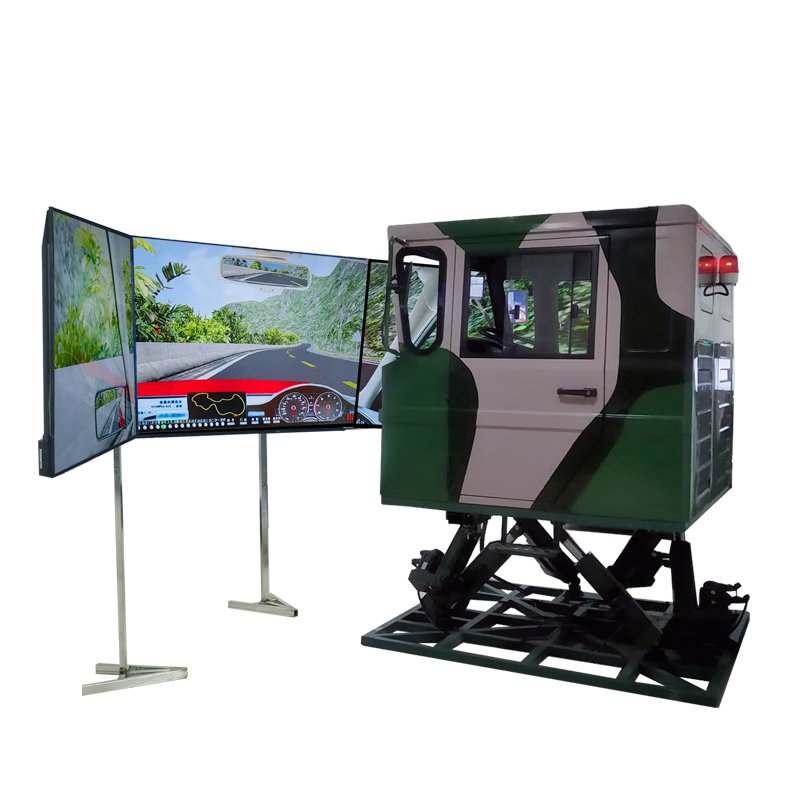 硕士王 SHUOSHIWANG汽车驾驶模拟器真车模拟W2400 特种车动感模拟驾驶训练平台高清大图