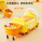 米迪象 儿童扭扭车溜溜车婴儿宝宝防侧翻1到3岁摇摇车 可爱鸭储物滑行车-灯光音乐