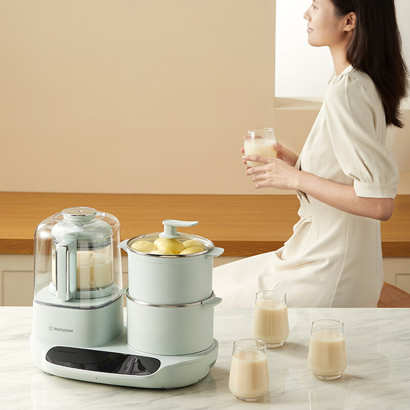 西屋(WESTINGHOUSE)多功能烹饪料理机WSC12D13多功能锅青色高清大图