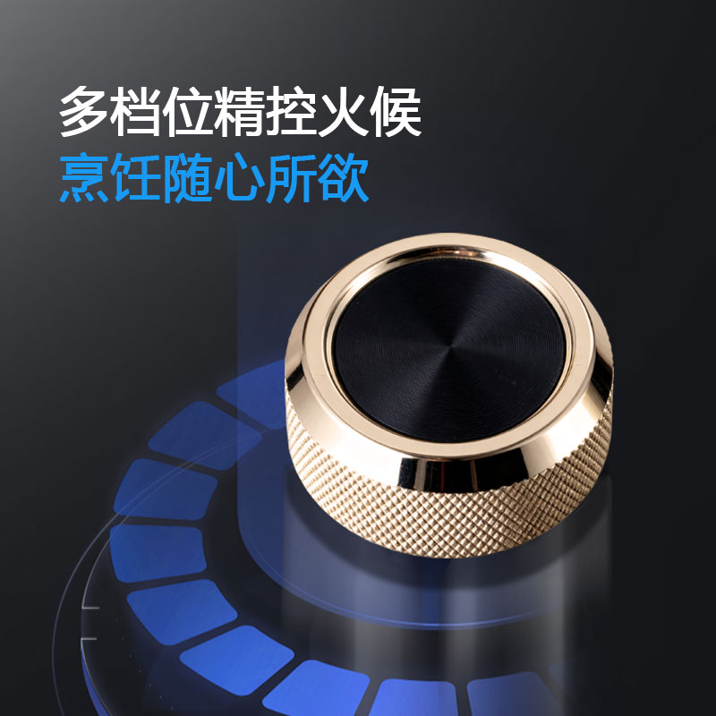 ELKS燃气灶JZT-EL8180 家用灶900cm大尺寸面板三眼灶天然气高清大图