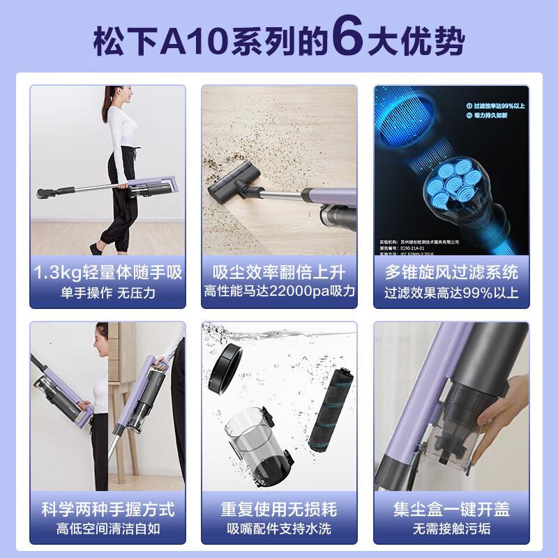 松下(Panasonic) MC-A10V 吸尘器 (计价单位:台) 紫色高清大图