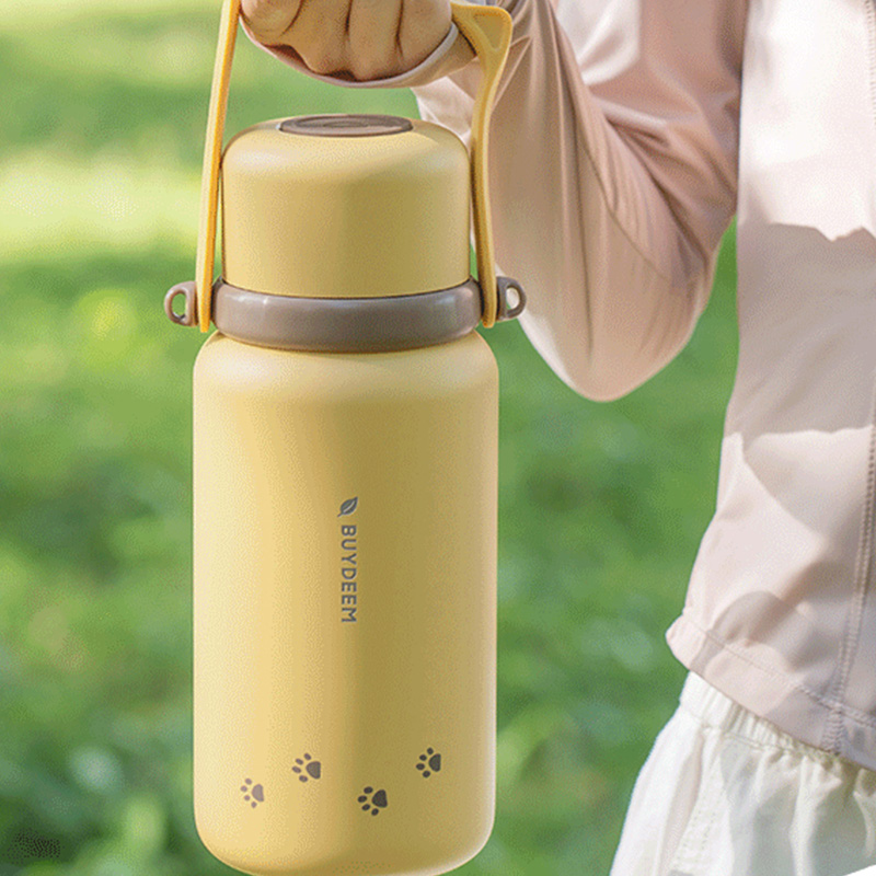 北鼎保温杯1050ml便捷水壶一杯两用可拎可背S401(颜色随机)高清大图