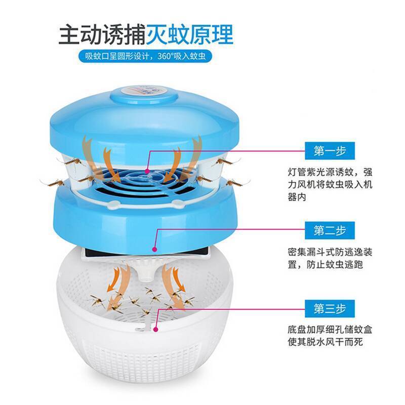 mi灭蚊灯神器驱蚊器灭蚊家用蚊子室内卧室黑插驱蚊器