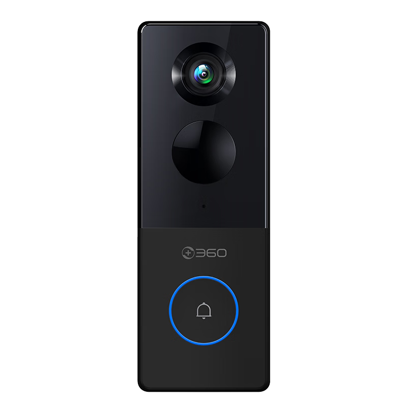 360可视门铃6 300W高清画质 家用监控智能门铃电子猫眼摄像头 无线wifi手机远程查看对讲