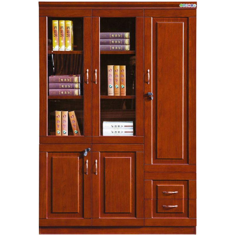 广圣办公家具 办公文件柜木质办公室柜子油漆贴木皮资料柜财务档案柜