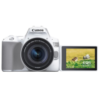 佳能(Canon)EOS 200D II 迷你单反相机 18-55标准变焦镜头套装 白色