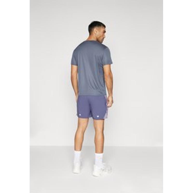 Asics男士跑步短裤透气舒适可调松紧带运动短裤高清大图