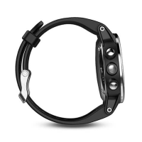 GARMIN佳明fenix飞耐时5S 心率GPS登山游泳户外跑步运动100m防水功能手表蓝牙（5S中文银黑普通）