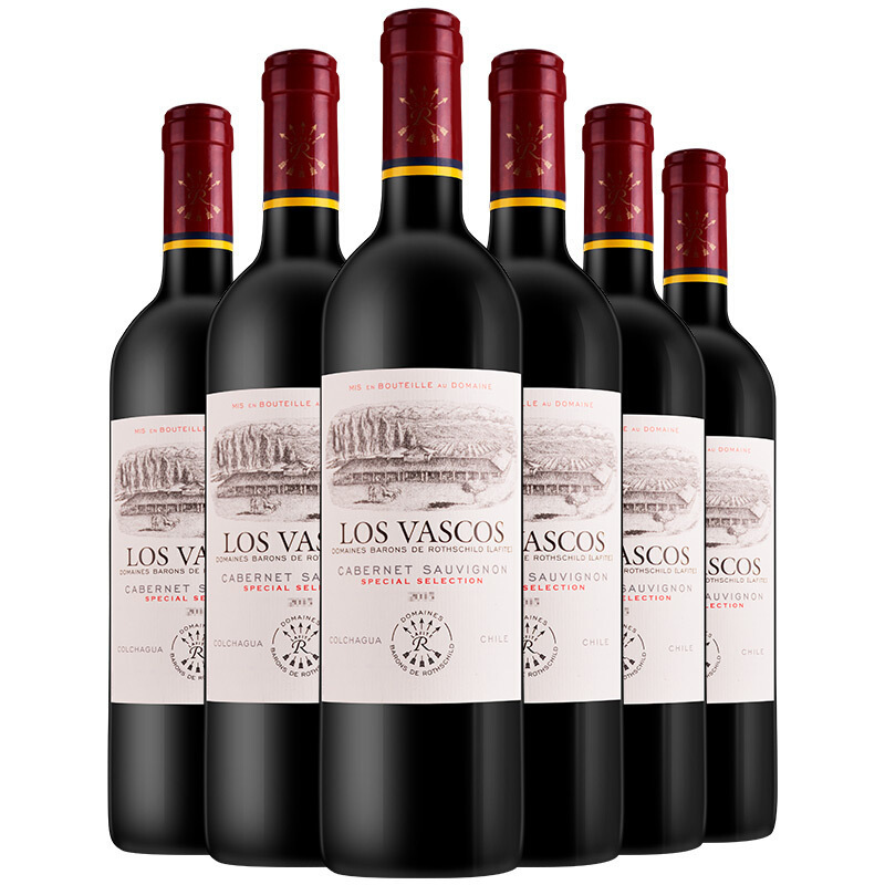 拉菲(LAFITE)巴斯克精选干红葡萄酒 750ml 整箱装 原瓶进口