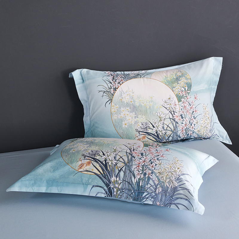 金丝莉(KINTHERI) 数码印全棉四件套 室有兰香 200x230cm(NM)高清大图