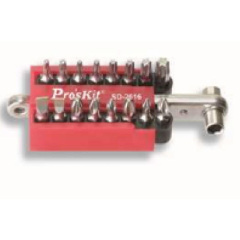 宝工 Pro’sKit SD-2616 16合1不锈钢棘轮扳手组