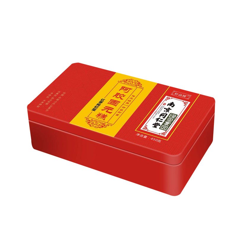南京同仁堂 固元糕-红枣枸杞型 手工滋补品即食阿胶膏固元膏纯东阿正品山东阿娇啊胶糕 450g/盒