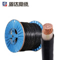 固达电缆 阻燃低压电力电缆 ZR-YJV-1*150 米 米 黑色