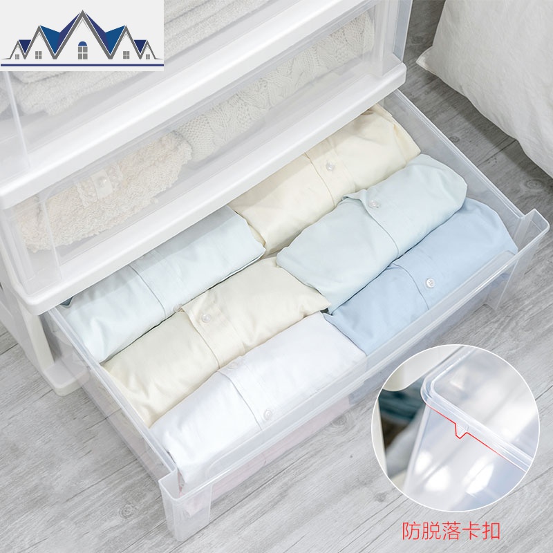 多层塑料透明收纳柜子爱丽丝抽屉式衣物零食玩具杂物储物柜 三维工匠高清大图