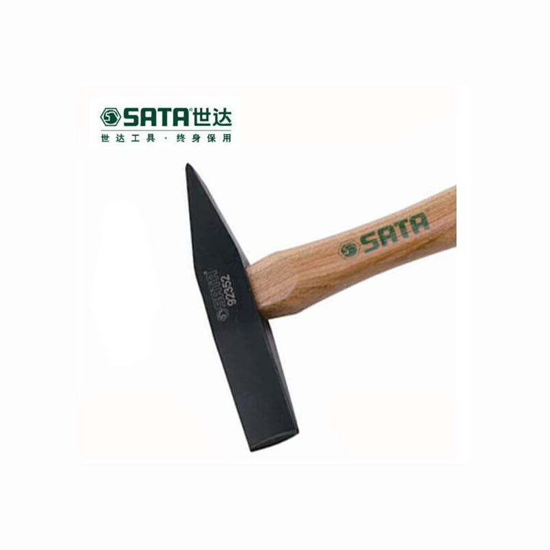 世达(SATA) 胡桃木柄焊工除锈锤 0.6磅 92352高清大图